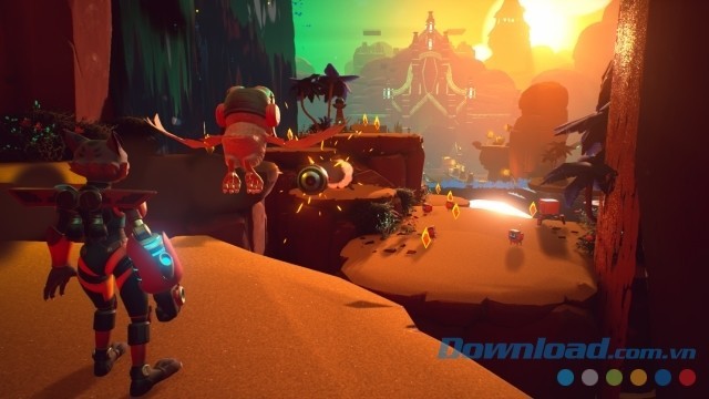 Giao diện chính của game phiêu lưu hành động mới Skylar & Plux: Adventure On Clover Island cho máy tính