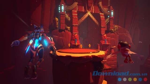 Sử dụng phản lực hỗ trợ di chuyển trong game phiêu lưu hành động mới Skylar & Plux: Adventure On Clover Island cho máy tính