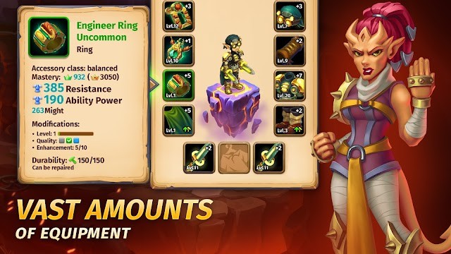 Skylore có vô vàn thiết bị để bạn trang bị cho nhân vật