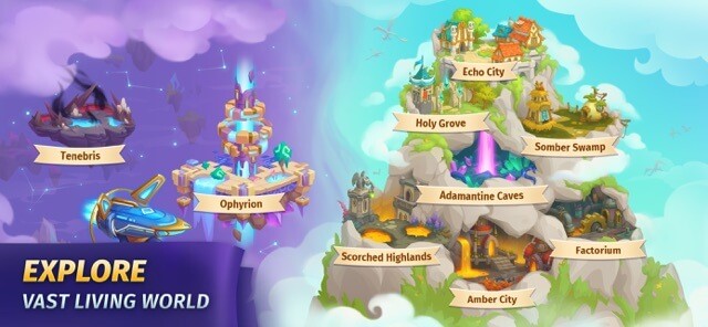 Khám phá thế giới mở sống động rộng lớn