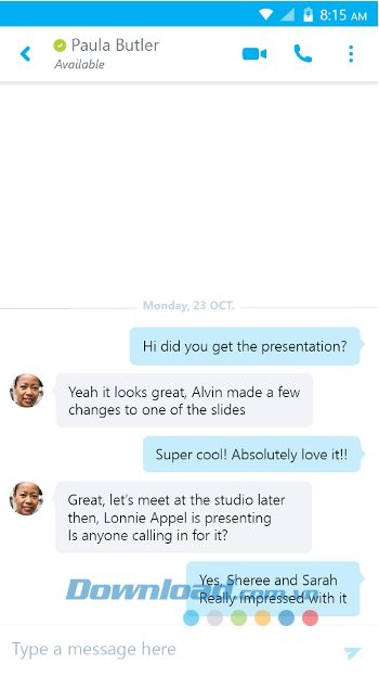 Nhắn tin, gửi dữ liệu nhanh chóng