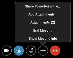 Skype for Business cho Mac hỗ trợ đính kèm file trong hội thoại