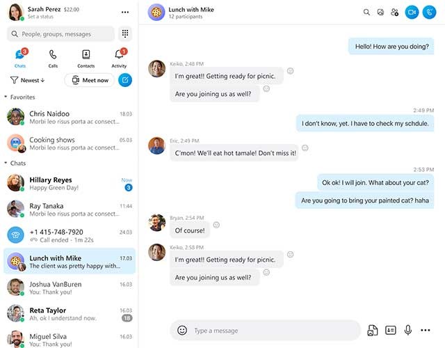 Dễ dàng thực hiện cuộc gọi video và nhắn tin với bạn bè qua Skype trên iPhone