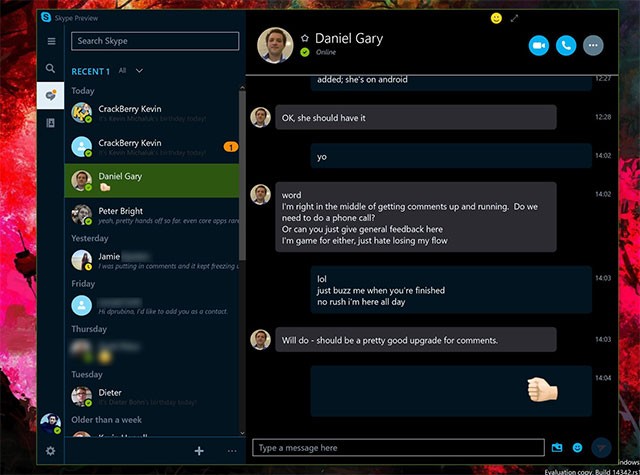 Thử nghiệm loạt tính năng mới trên Skype
