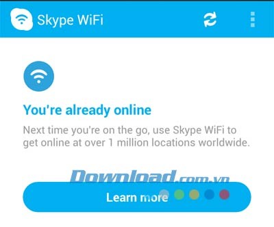 Skype WiFi cho Android