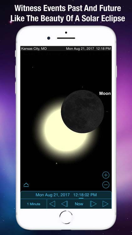 Chứng kiến các sự kiện thiên thể trong quá khứ và tương lai với SkySafari