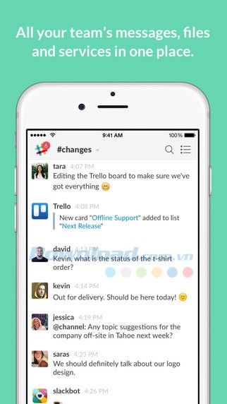 Slack cho iOS