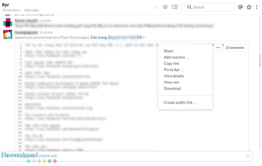Tạo văn bản Snippet