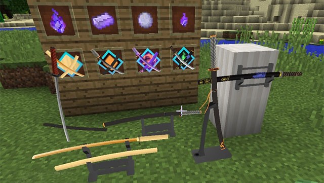 Mod bổ sung kiếm Katana