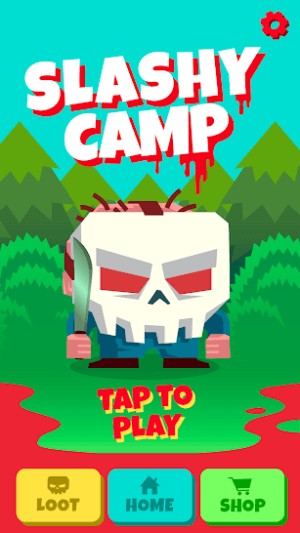 Slashy Camp là một trò chơi sát nhân phong cách endless runner vui nhộn