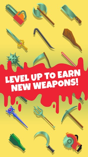 Lến cấp để kiếm vũ khí mới