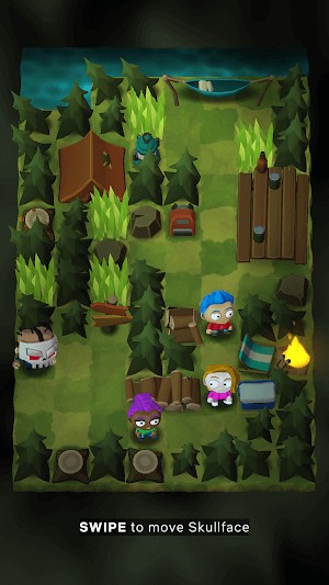 Vuốt để di chuyển tên sát nhân