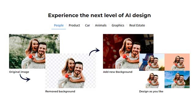 Quá trình tách nền này rất đơn giản - chỉ cần tải ảnh lên và chờ vài giây