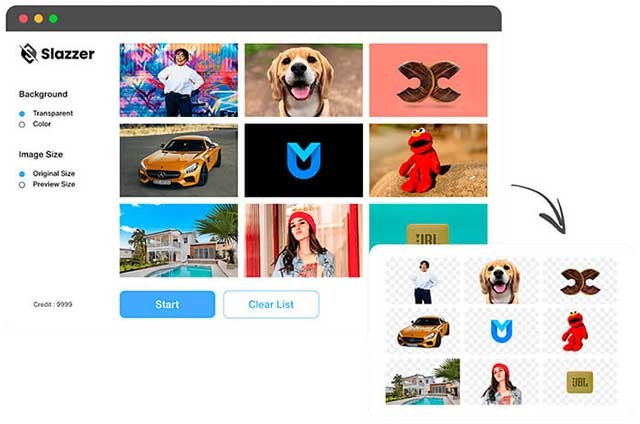 Ngoài công cụ online, bạn cũng có thể cài đặt Slazzer trên PC