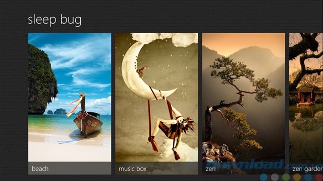 Giao diện Sleep Bug