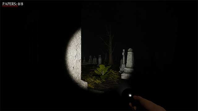Trong game, bạn phải tìm cách thoát khỏi Slenderman trong một khu rừng ma ám