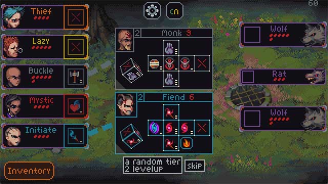 Trong game, bạn sẽ kiểm soát 5 anh hùng, mỗi anh hùng có một viên xúc xắc