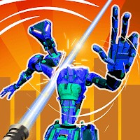 Slice them All! 3D - Game bắn súng robot laze trên Android