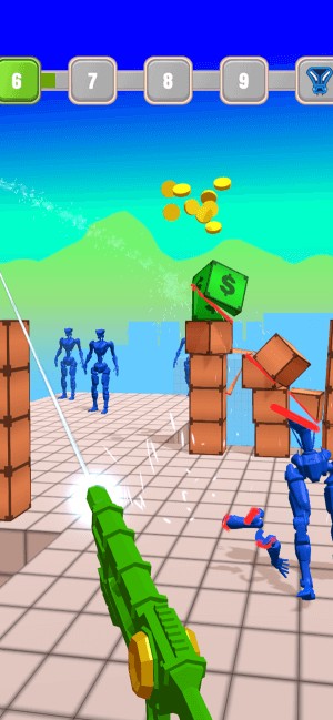 Cắt robot thành từng mảnh bằng tia laser