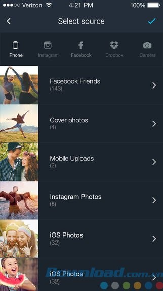 Nhập ảnh từ nhiều nguồn