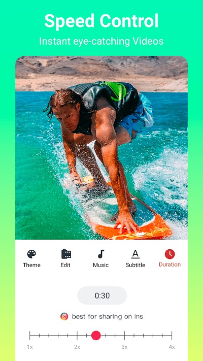 Điều chỉnh tốc độ video trên SlidePlus