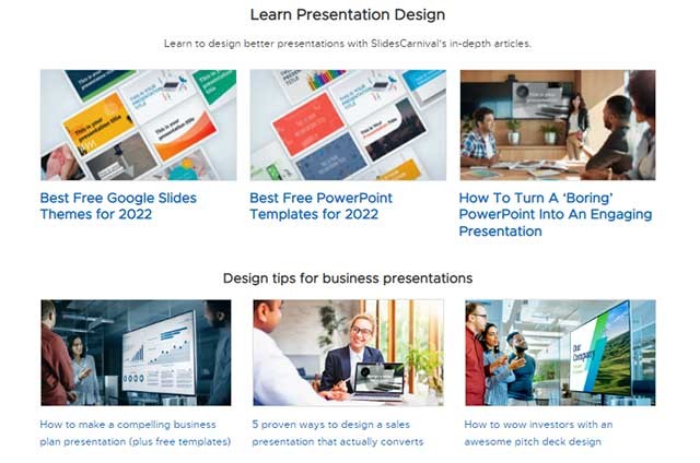 Tìm hiểu cách thiết kế bản trình bày tốt hơn với các bài viết chuyên sâu