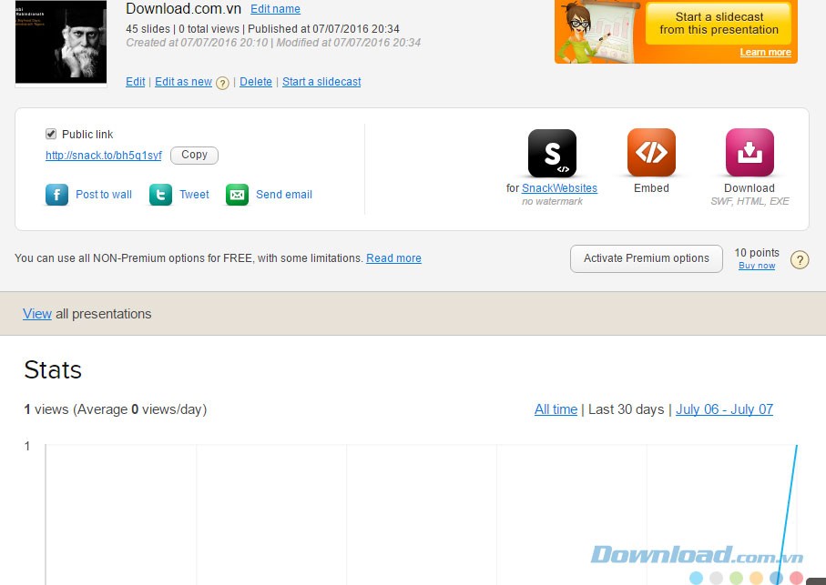 Chia sẻ bài thuyết trình