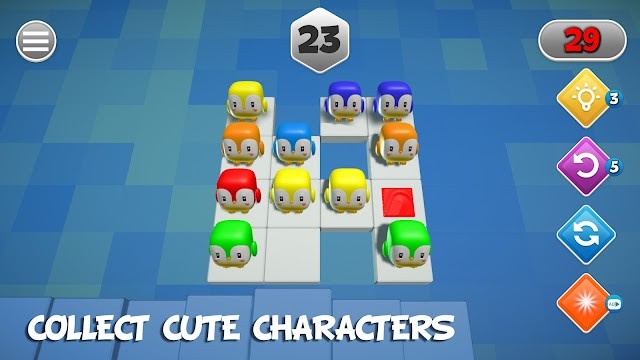 Thu thập các nhân vật màu sắc dễ thương