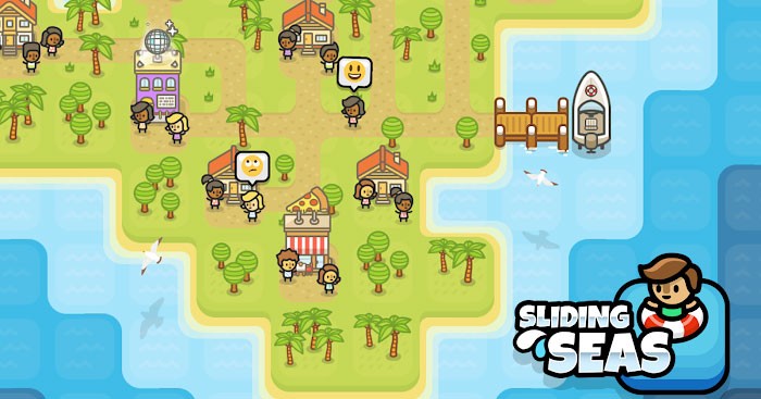 Vuốt để xây dựng hòn đảo của riêng bạn trong game Sliding Seas