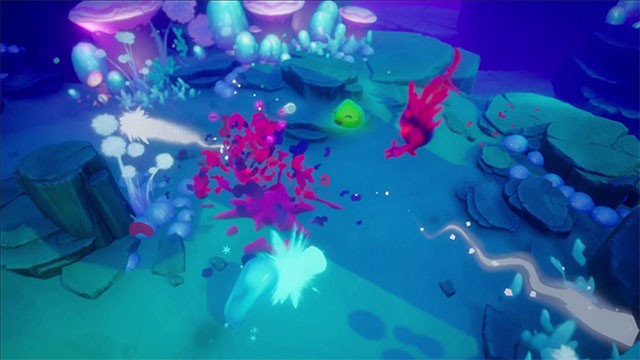 Thu thập đá năng lượng và biến chúng thành ma thuật mạnh mẽ trong Slime Hero game