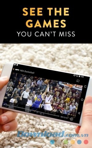 Tải Sling TV cho Android để thưởng thức nhiều giải đấu thế thao đỉnh cao