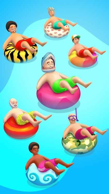 Mở khóa nhân vật và skin phao mới trong Slippery Slides