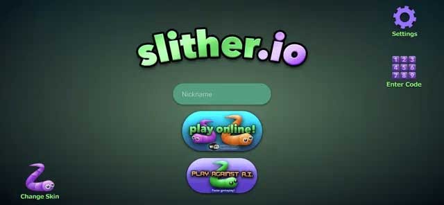Game rắn săn mồi kiểu mới Slither.io