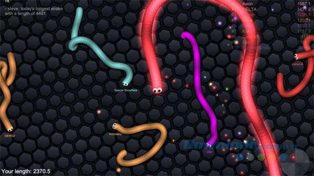 Game rắn săn mồi Slither.io Online