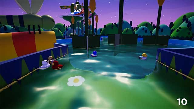 Tranh tài với bạn bè hoặc người chơi ngẫu nhiên trong Slowly Sliding Ducks