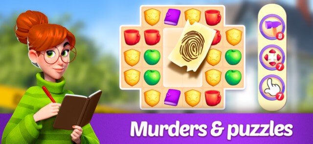 Giải màn đố match-3 và tìm ra kẻ giết người