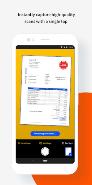 Chụp ảnh và scan với một chạm