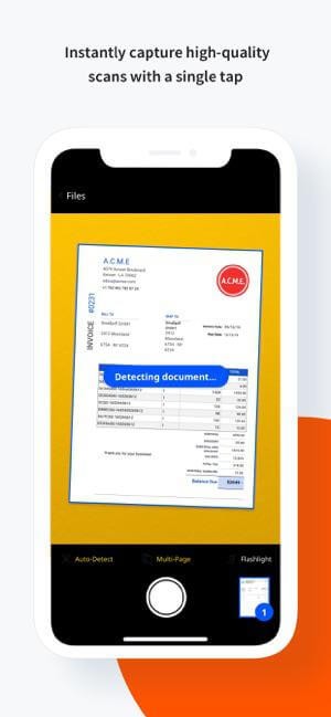 Scan với một chạm
