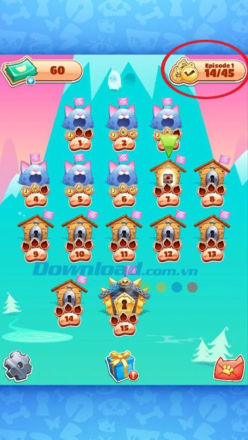 Bản đồ game Smart Cookie Cat