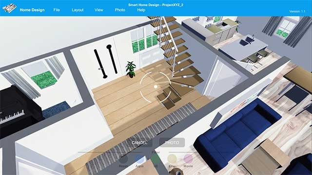 Trình xem 3D và chế độ Fly Cam giúp bạn có cái nhìn khái quát về thiết kế