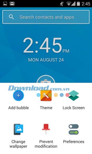 Các công cụ mở rộng trong Smart Launcher 3