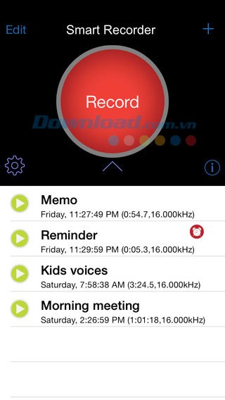 Smart Recorder 7 cho iOS