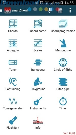 Cung cấp nhiều chức năng về hợp âm
