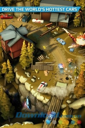 Smash Bandits Racing cho Android lái siêu xe mạnh nhất thế giới