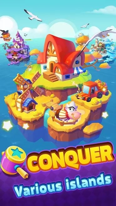 Chinh phục nhiều hòn đảo khác nhau