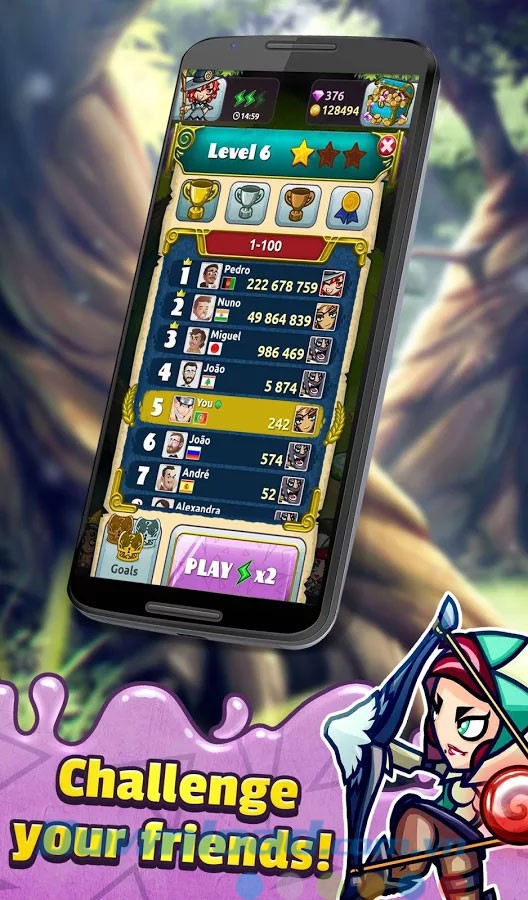 Tranh tài cùng bạn bè