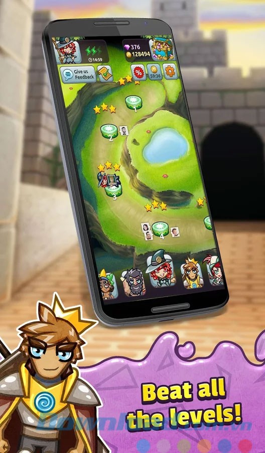 Nhiều level và màn đánh boss