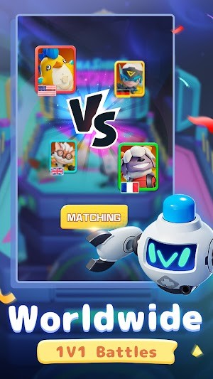 Smashing Star cho bạn tham gia vào các trận chiến 1v1 toàn thế giới