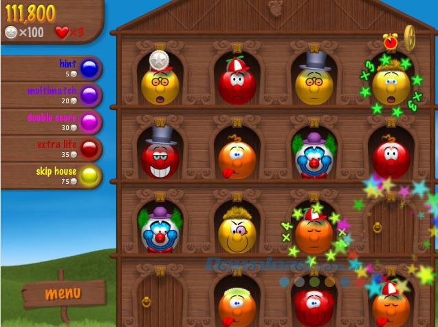 Giao diện game vui Smileyville