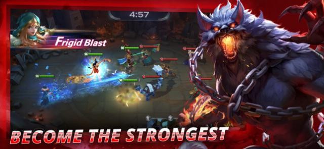 Chiến đấu và trở thành người mạnh mẽ nhất trong Smite Blitz